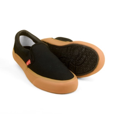 GE Lite #2 Black Gum- Sepatu slip On Getzke Original Sneakers-3