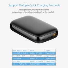 GARAS Power Bank USB Type C PD Charging QC3.0 10000mAh - PP-1003