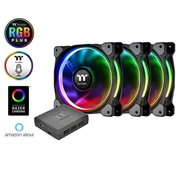 Fan Case / Kompute Thermaltake PC Ring Plus 12 RGB Radiator Fan 3 Pack