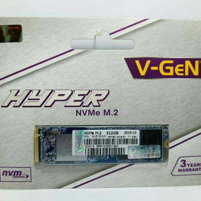 SSD VGEN MVME HYPER 512 GB SATA