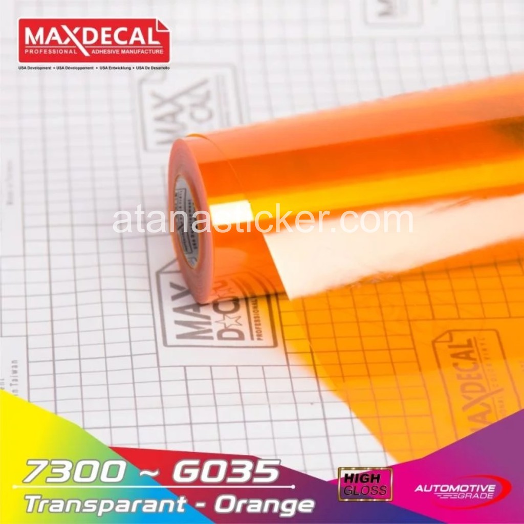 Max Decal Skotlet Transparant Scotlet Tembus Stiker Transparent Sticker Bening Vinyl Motor Mobil