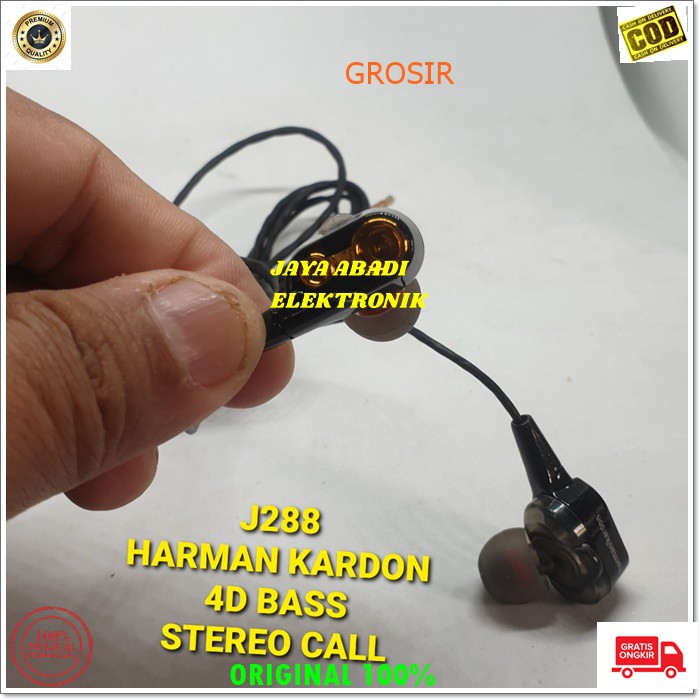 J288 4D HEADSET HP 3.5MM HANDSFREE STEREO DOBEL BASS SUPER EARPOD HEADSET HANDSFREE HEADPHONE EARPHONE MUSIC VOKAL AUDIO SOUND EARPOD IN EAR KARET KARAOKE MEGA BAS HIFI MEGABASS HANDPHONE AUDIO SUARA SMULE KARAOKE BISA KESEGALA JENIS GADGET SUARA JERNIH