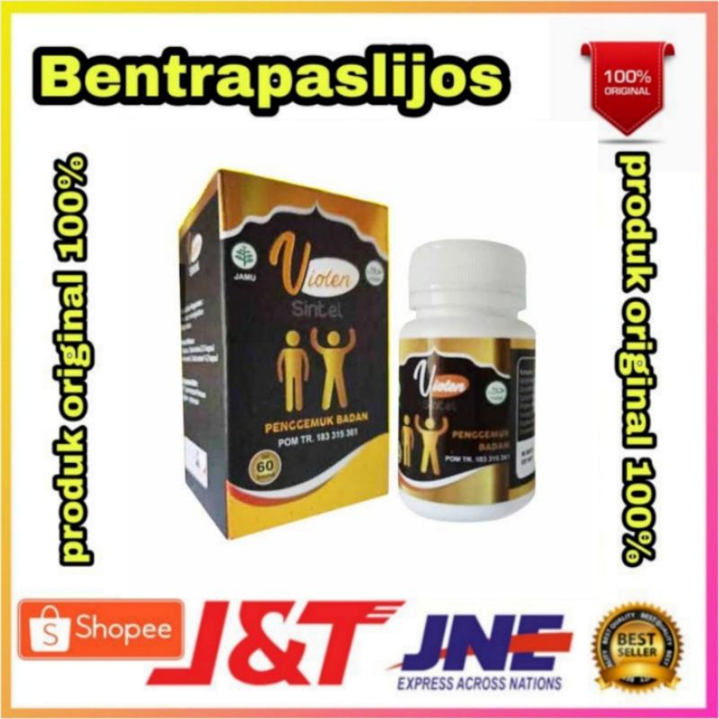 VIOLEN obat penggemuk badan penambah berat badan BPOM (isi 60 kapsul)