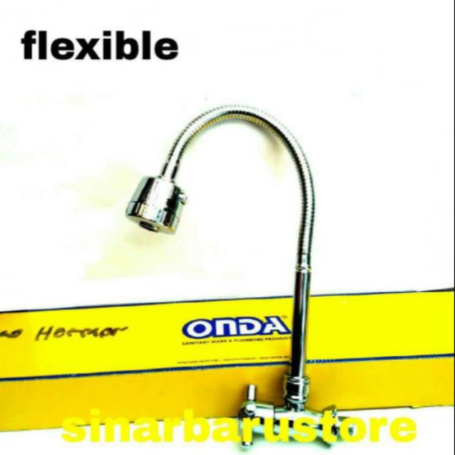 KRAN/ KERAN WASTAFEL DAPUR FLEKSIBEL ONDA