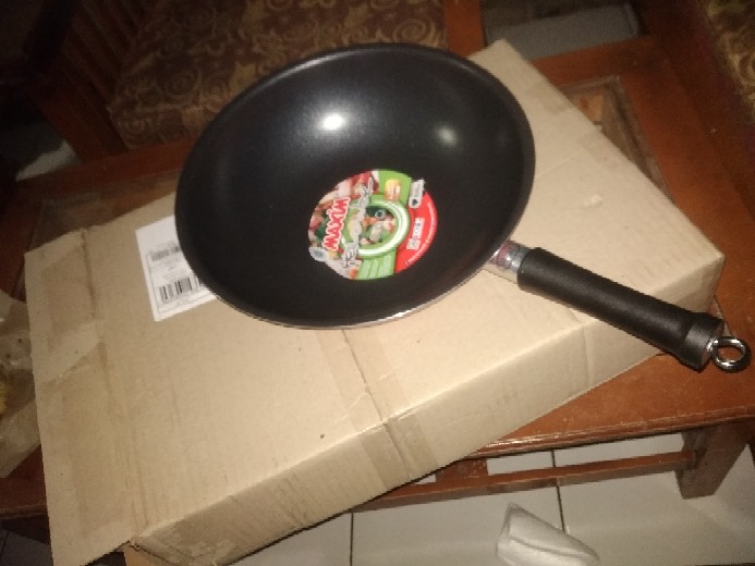 Wajan Penggorengan Teflon Maxim Hero Wok 28 Cm