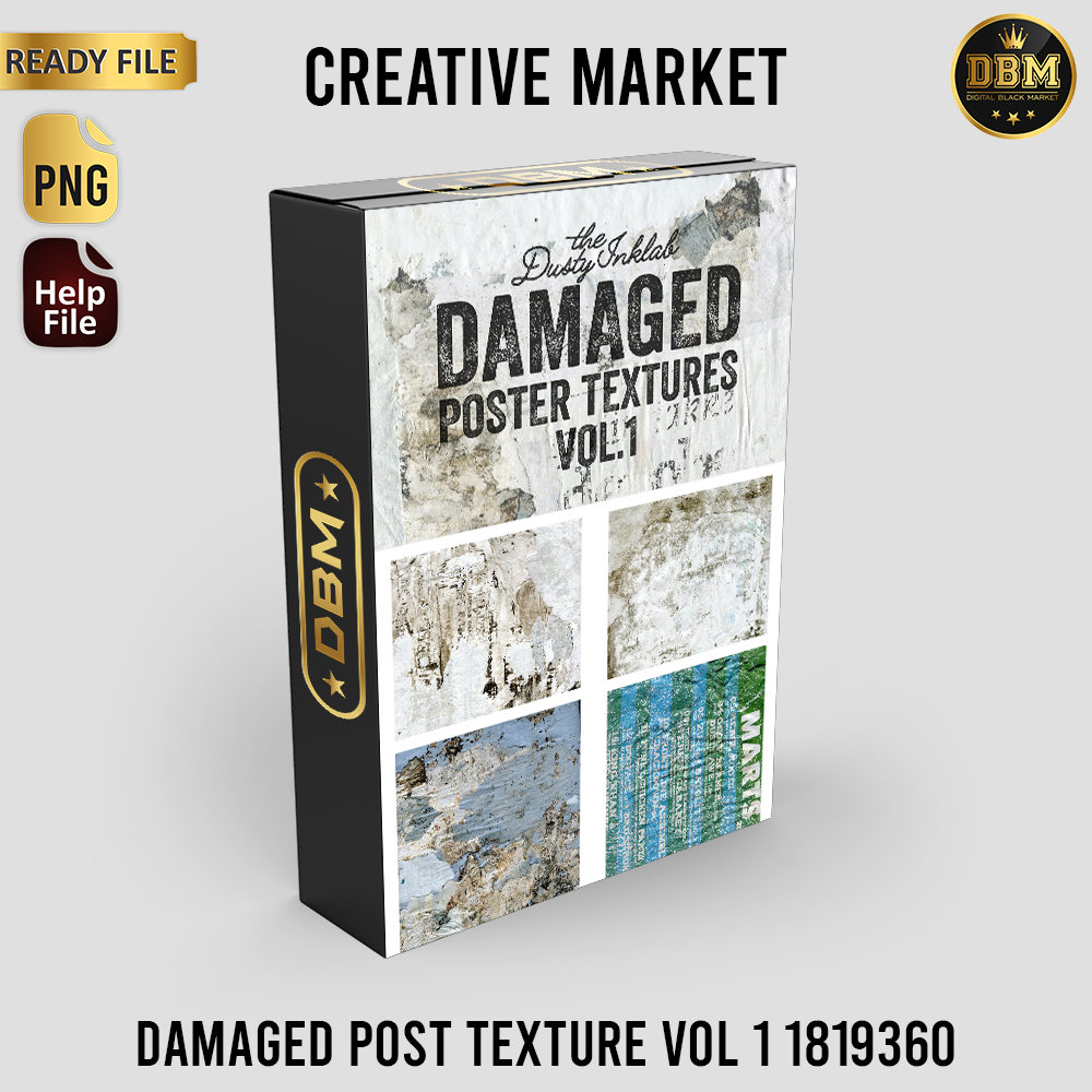 Damaged Post Texture Vol 1 - JPEG Ultra HD