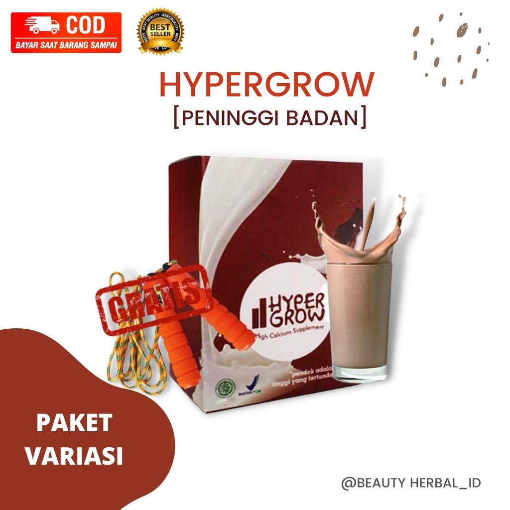 

HYPER GROW ORIGINAL 100%|Susu Peninggi Badan Terlaris |Penambah Tinggi Badan Permanen Original Terpercaya alami