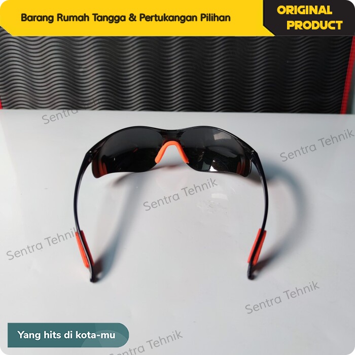 Kacamata Safety Las Hitam Pekat / Goggles Glasses Murah