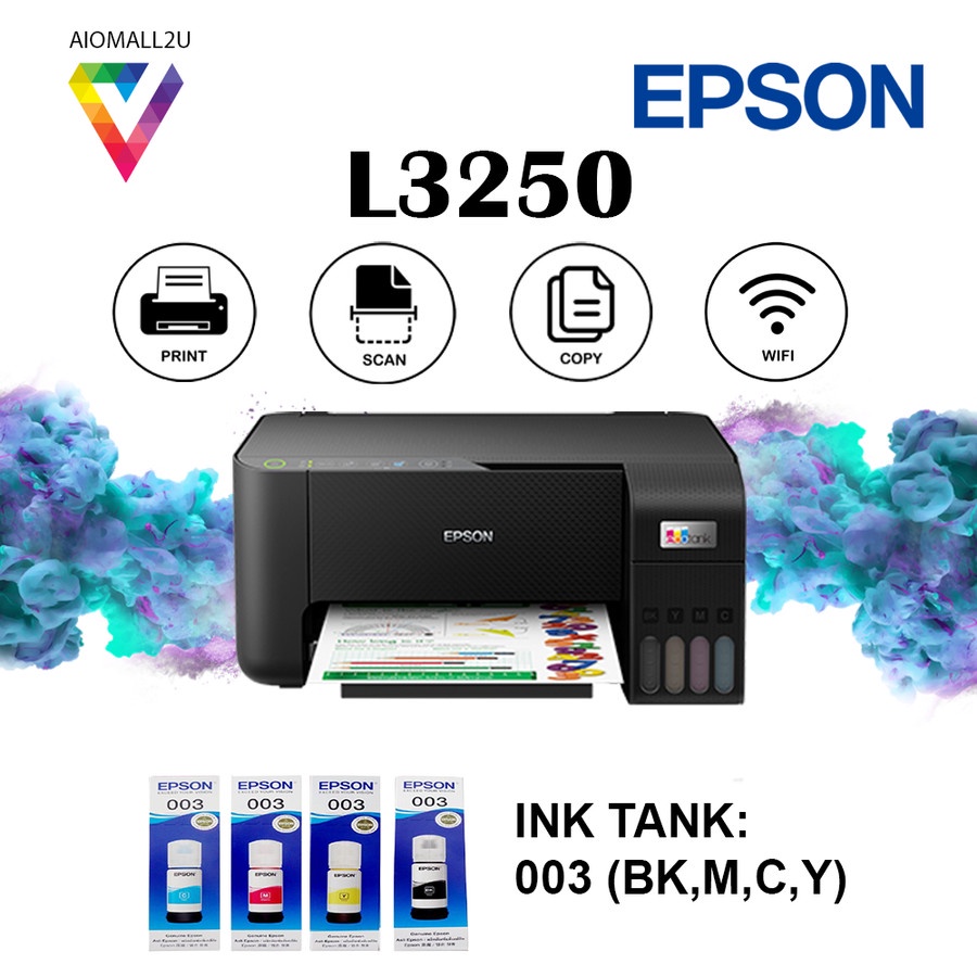 Jual Printer Epson L 3250 All in One Wireless L3250 Ink Tank Printer