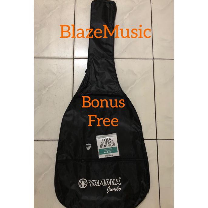 Gitar Akustik Yamaha Elektrik Blackdoff Eq Paket Komplit