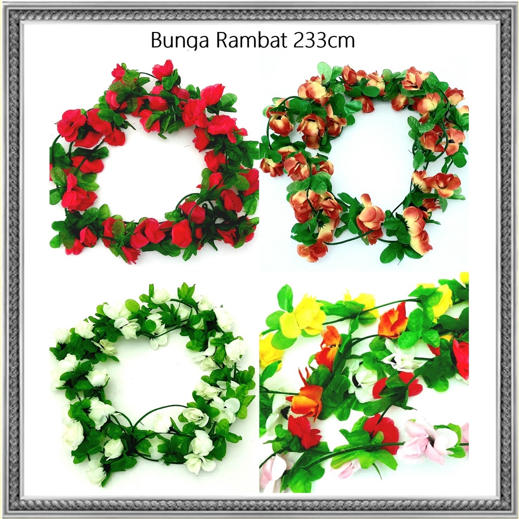 Bunga Rambat/Bunga Hiasan/Bunga Gantung 233cm