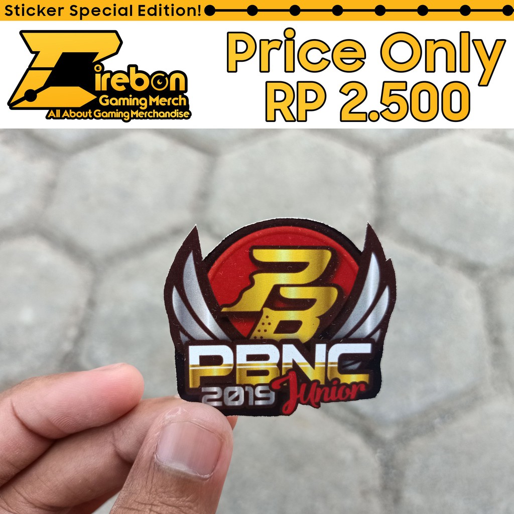 

Sticker Stiker PBNC 2019 Junior Point Blank National Championship Junior 2019