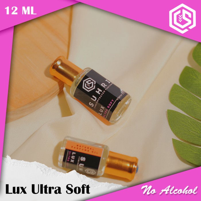 Minyak Wangi Parfum Lux Ultra Soft SUHRI 100% Import Original Non Alkohol 12 ML-3ML - 12 ML Roll On
