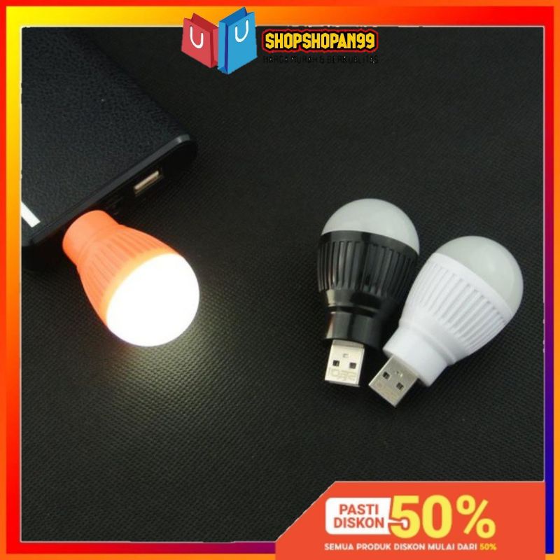 BOHLAM USB 3 WATT / Lampu Bohlam LED / LED Light 3 Watt USB