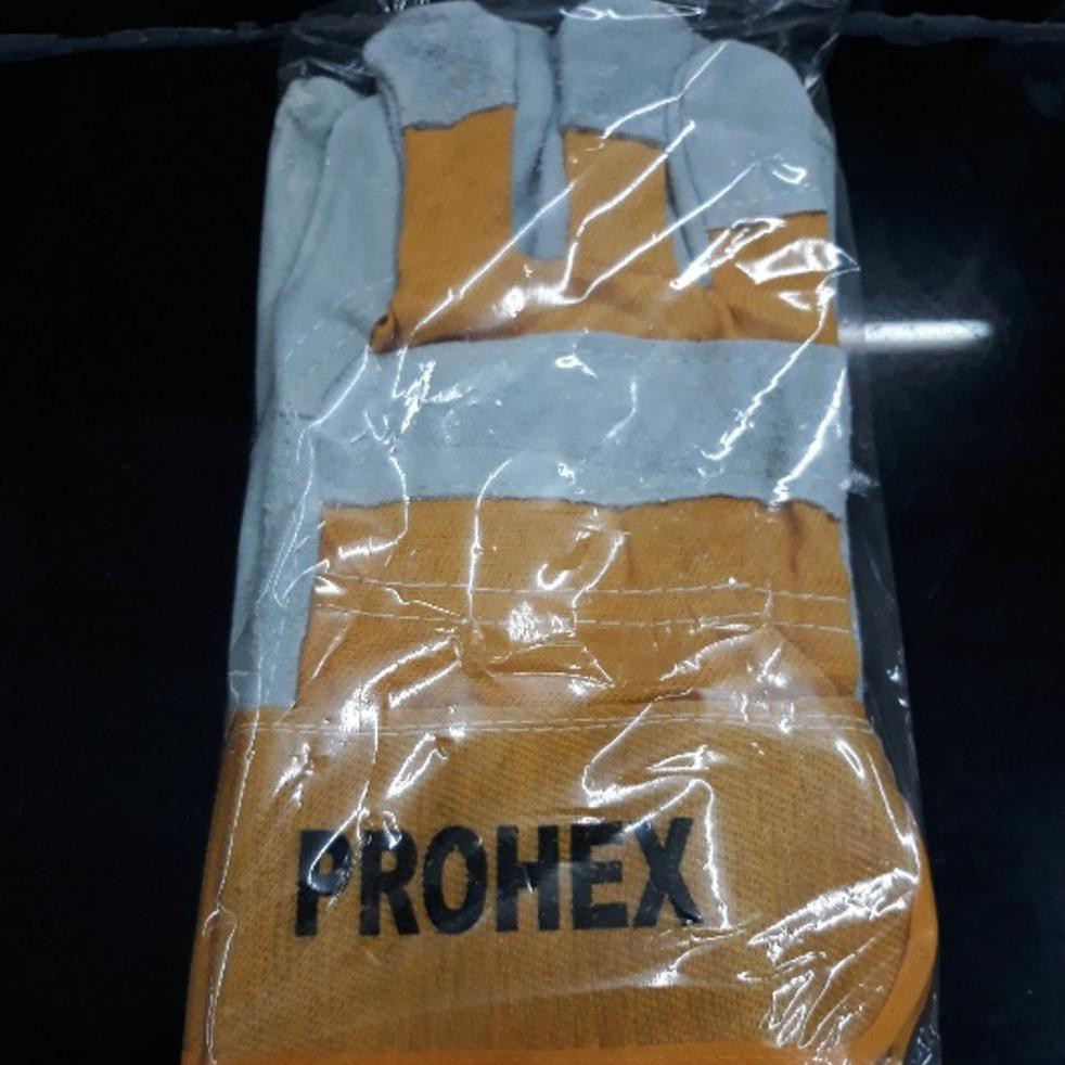 SARUNG TANGAN KOMBINASI KULIT LAS PROHEX - WELDING LEATHER GLOVE