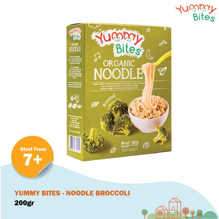 

PASTA-ANEKA- YUMMY BITES NOODLE BROCCOLI 200GR -ANEKA-PASTA.