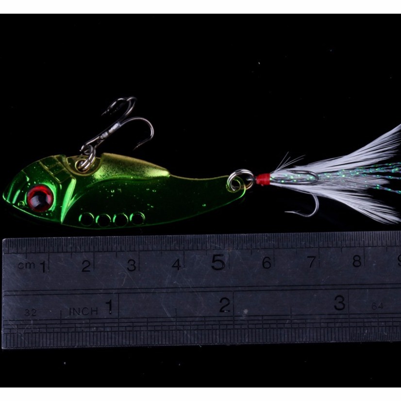 HENGJIA 4pcs/set VIB metal hard umpan pancing swimbait memancing peralatan fishing lure tackle