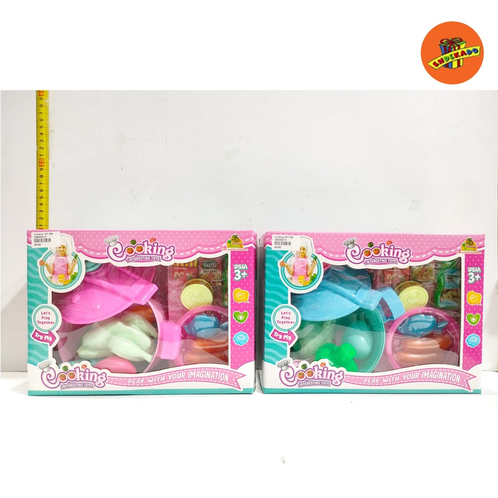 COOKING SET LOVELY - Mainan Set Masak Anak
