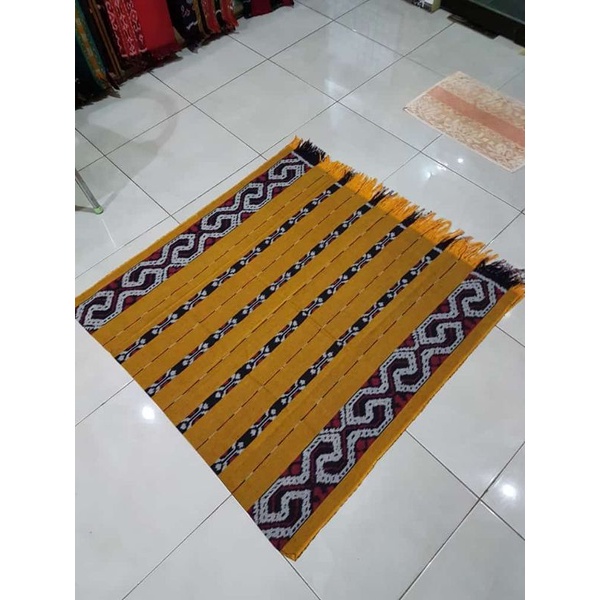 ELPHI Kain Toraja Kuning Kunyit Tenun Toraja Kuning Premium