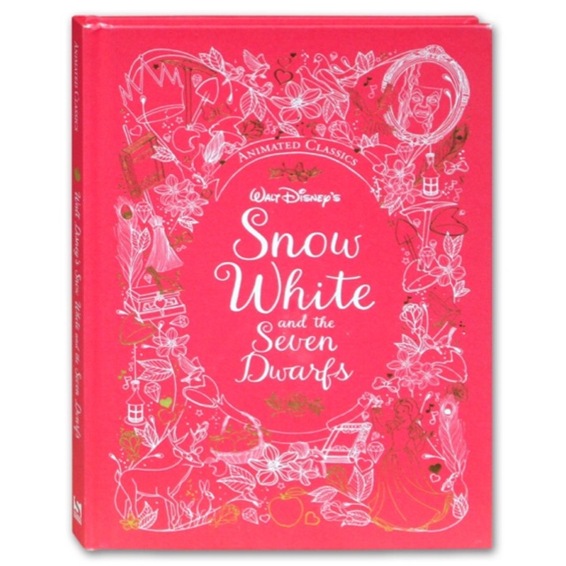 Animated Classic Walt Disney Snow White and the Seven Dwarfs Story Book