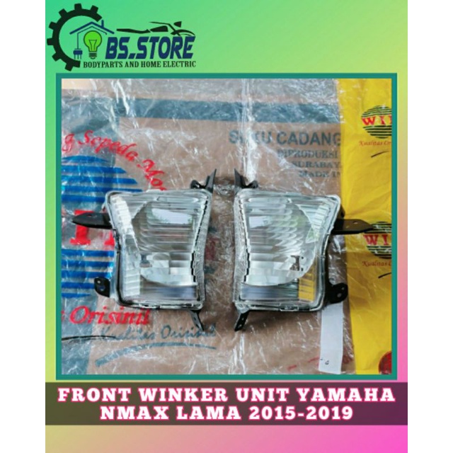 LAMPU SEN SEIN DEPAN YAMAHA NMAX LAMA 2015 2016 2017 2018 2019 | FRONT WINKER YAMAHA NMAX LAMA | RITTING DEPAN YAMAHA NMAX LAMA | MERK WIN