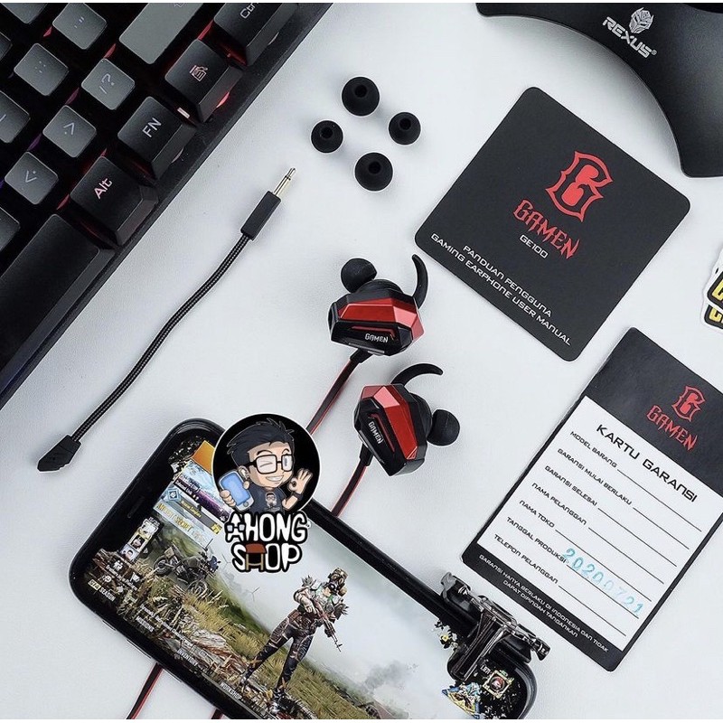 HEADSET GAMING GAMEN GE100 - Double Mic