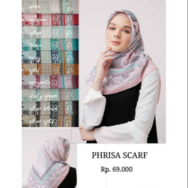 Promo 27% segiempat zoya Phrisa Scarf