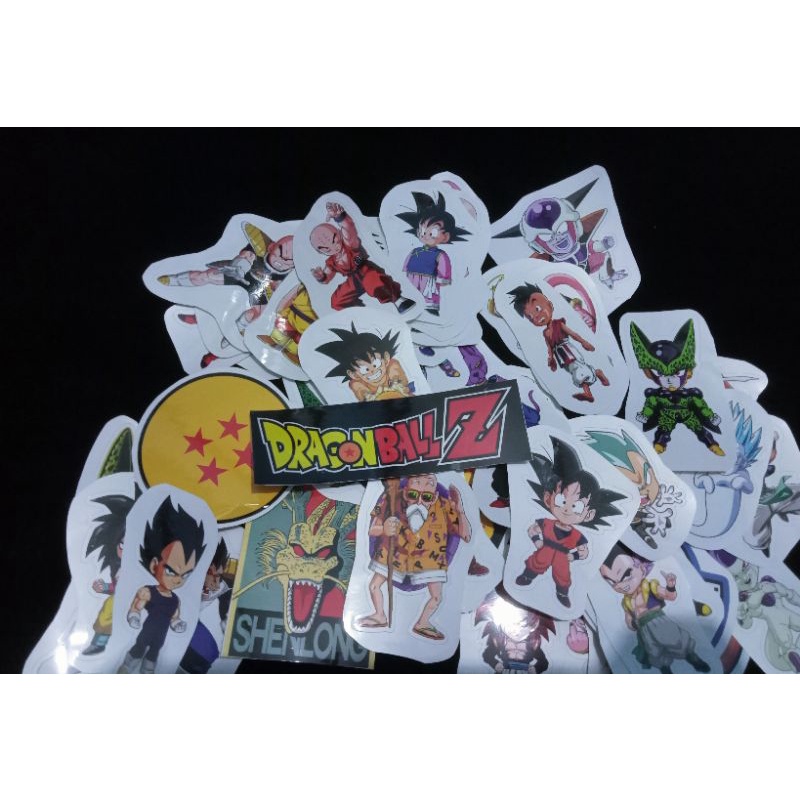 

Sticker Anime Dragon Ball 50 pcs Stiker Cutting Laminasi Lucu