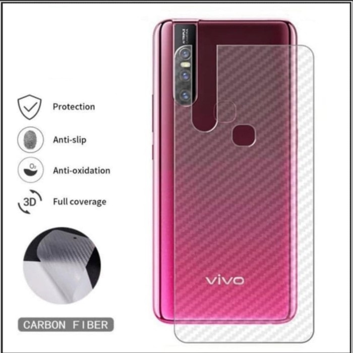 SKIN CARBON VIVO S1 / S1 PRO / VIVO X50 / VIVO X50 PRO / VIVO X60 / VIVO X60 PRO / VIVO Z1 PRO - STI