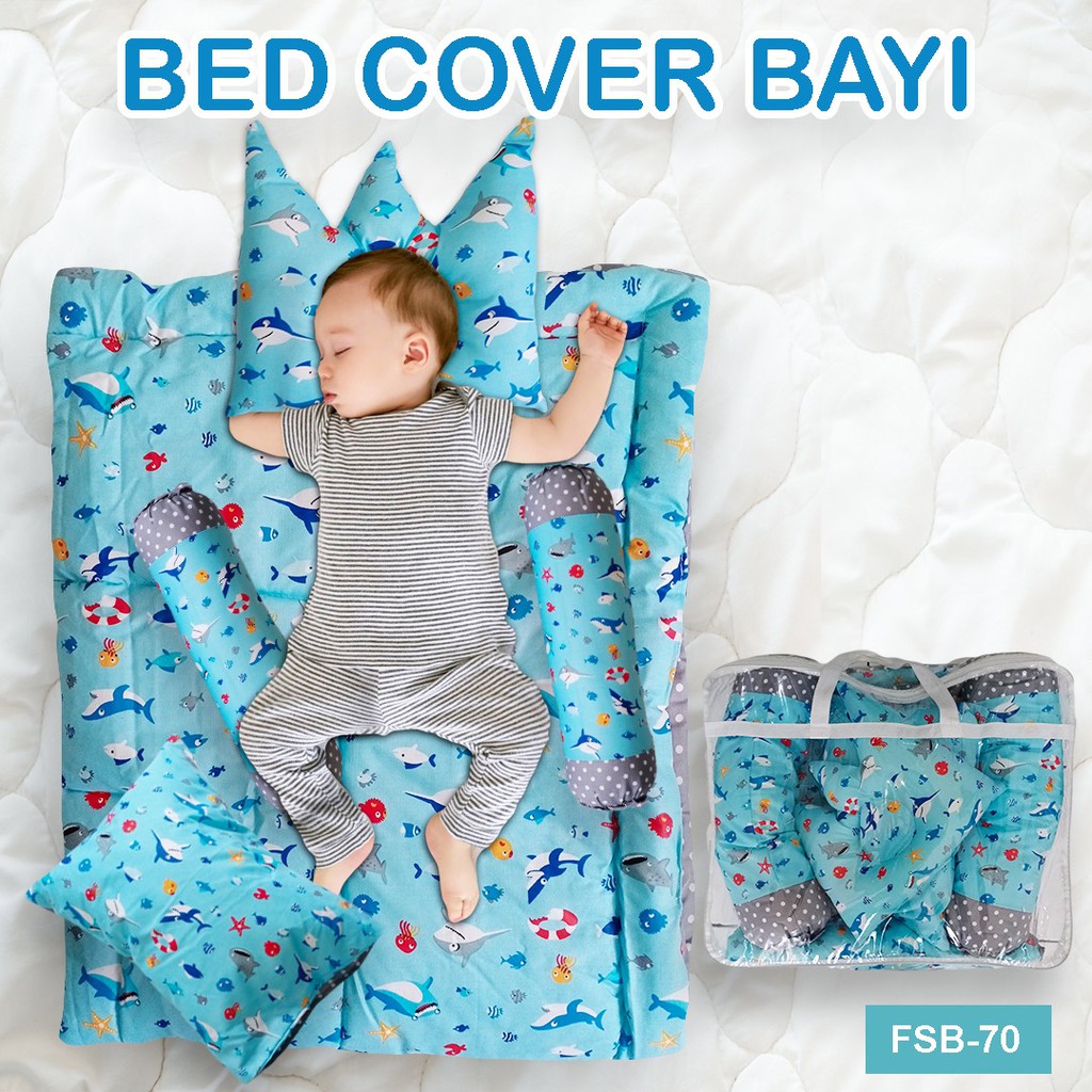 Bedcover Bayi Selimut Bayi Baby Bedsheet Bantal Bayi Bed Cover Shopee Indonesia