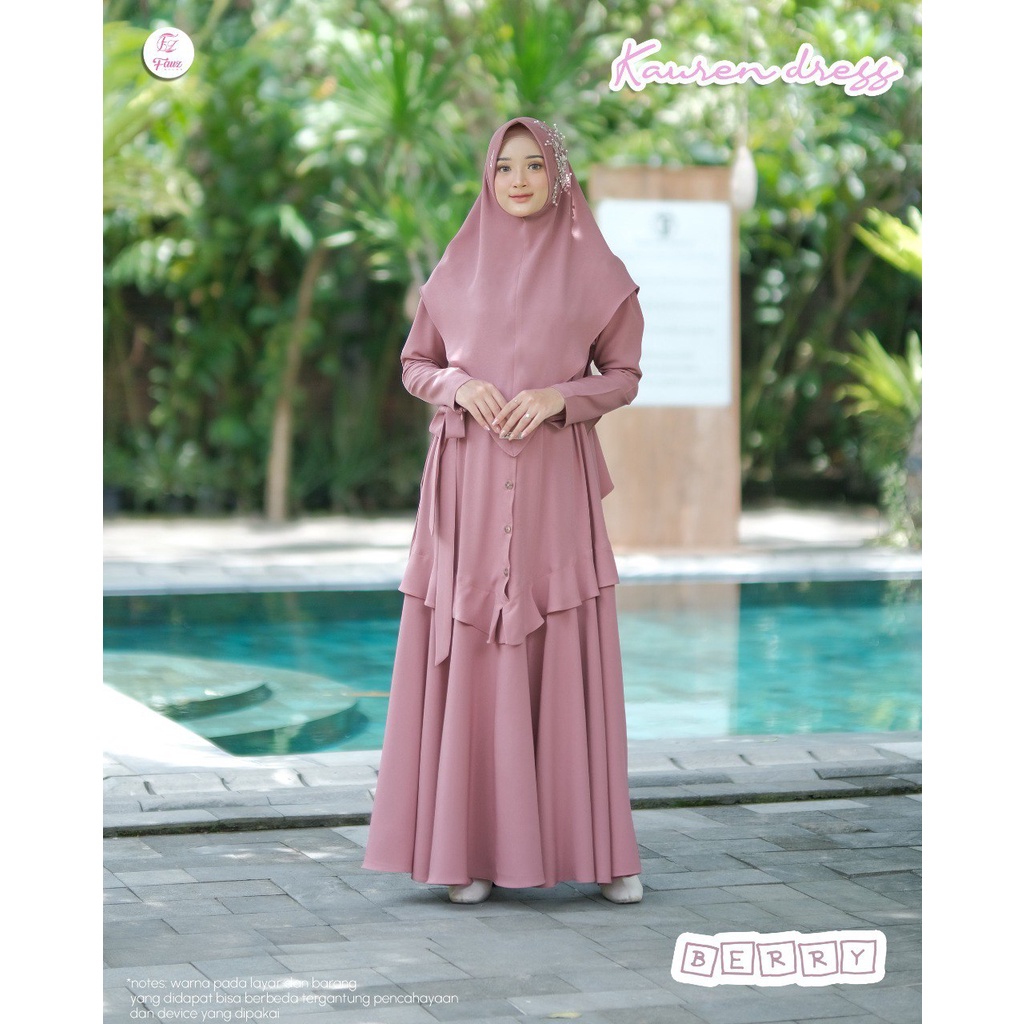 Kauren Set Dress by Fauz Hijab