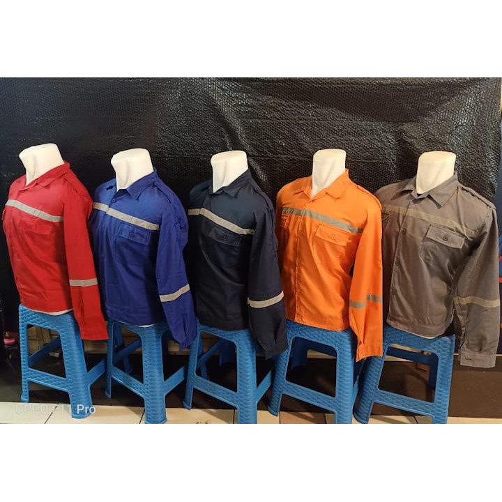 ATASAN BAJU SAFETY LENGAN PANJANG MURAH / BAJU SAFETY LENGAN PANJANG