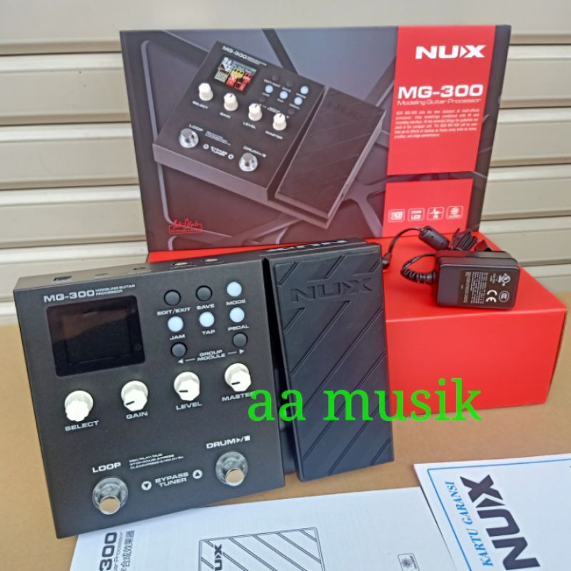EFFECT GITAR NUX MG300 ORIGINAL MG 300