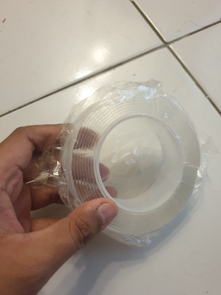 [bisa Cod] Swm029 Lem Nano Super Rekat / Lem Dua Arah Tanpa Bekas / Traceless Double Sided Tape