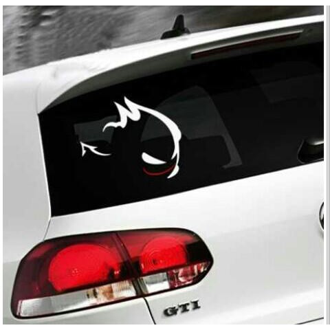 Sticker/Stiker Mobil Racing KACA BELAKANG
