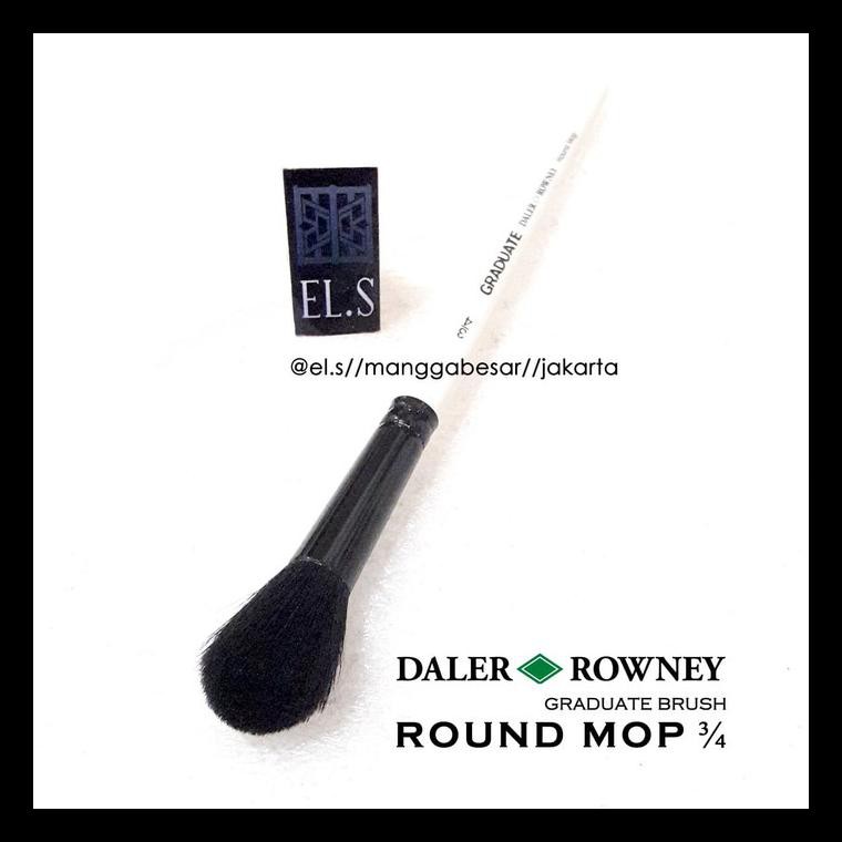 

Ready Daler Rowney Graduate Brush Round Mop 3/4 (Kuas Lukis)