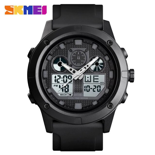 Jam Tangan Pria / SKMEI 1514 Men Digital Double Time / Jam Tangan Analog Digital / Skmei