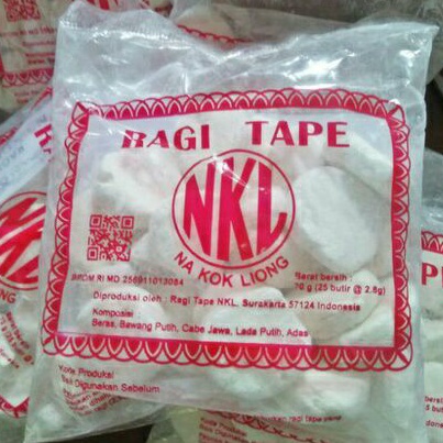 

Ragi Tape Singkong NKL 70 gr Manis dan Harum/Tape Ketan