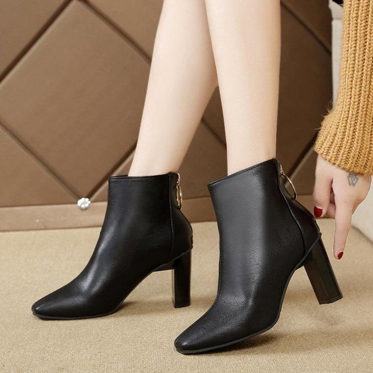 [ ORIGINAL IMPORT ] Sepatu Boots Heels Korea Wanita Import Premium Quality SI 164