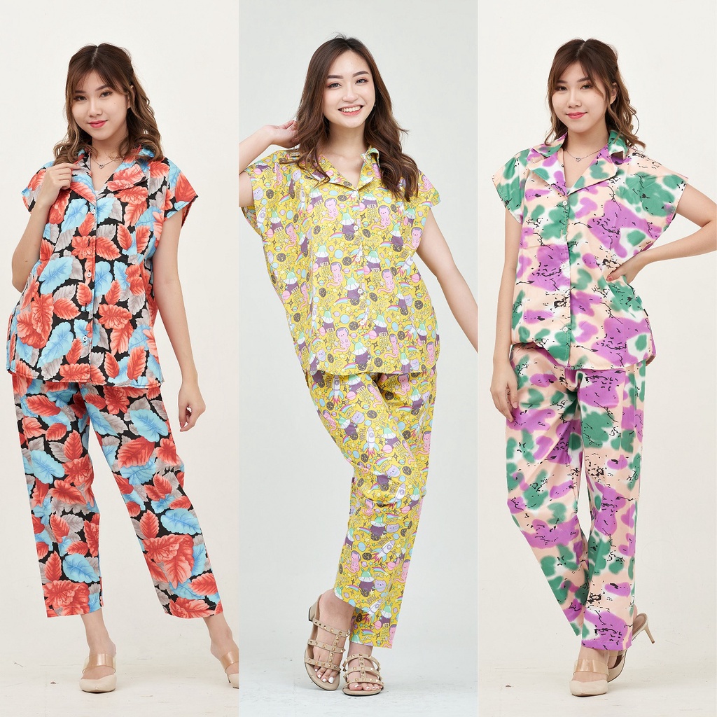 IZANY ONE Set IZANY Pajamas banyak motif