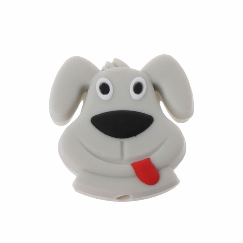 Zzz Silicone Teethers Mini Anjing Grade BPA Free DIY Tumbuh Gigi Menyusui Hadiah Longgar