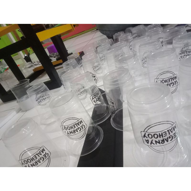 Jual Sablon Cup gelas plastik paper cup Indonesia