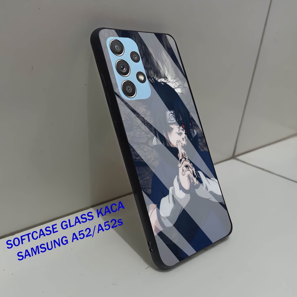 Softcase Glass Kaca SAMSUNG A52- Case Hp Pelindung Handphone SAMSUNG A52s [ A61]