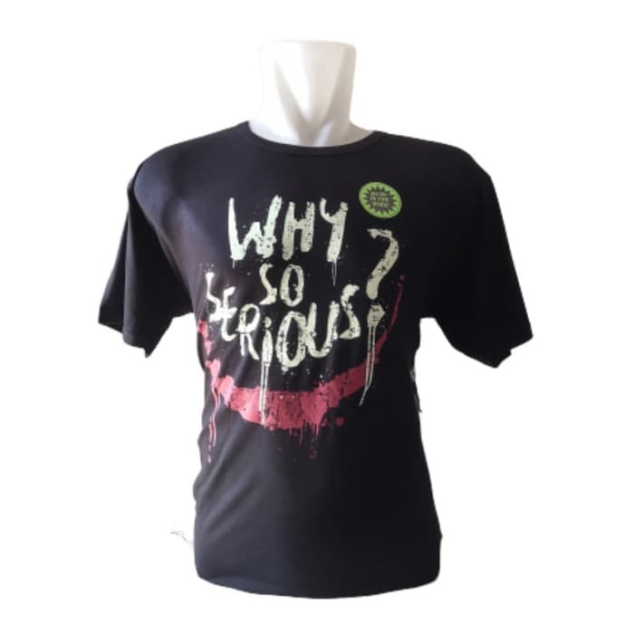 Kaos Big Size Joker Why Glow in the dark Baju Jumbo M-XXXL Pria