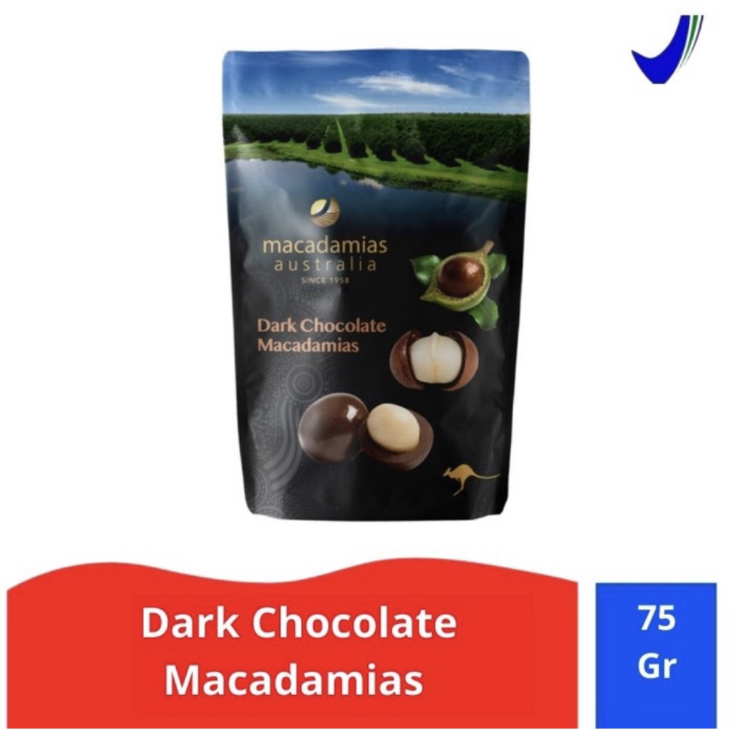 

Dark Chocolate Macadamias 75 gr