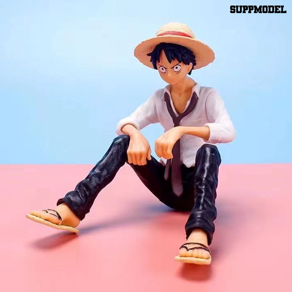 Mainan Action Figure Model Luffy Ekspresi Wajah Lucu Untuk Koleksi