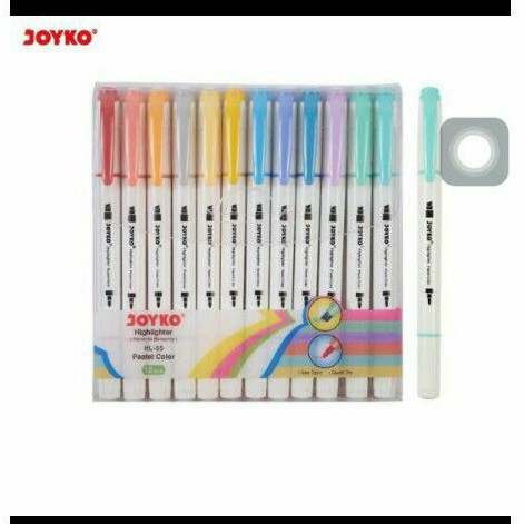 

Joyko highlighter set 12 - Pastel color HL-55