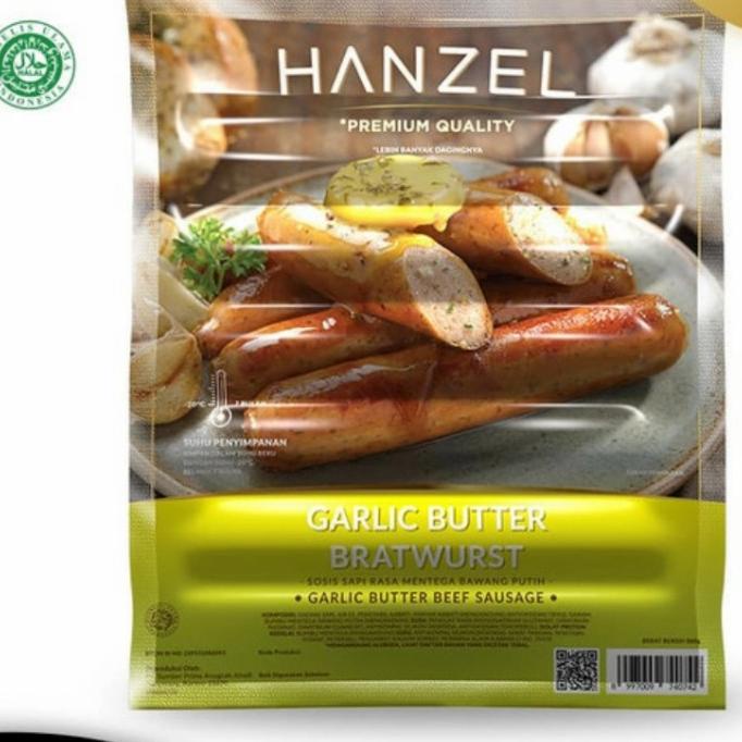 

\"\"\"\] HANZEL SOSIS BRATWURST GARLIC BUTTER 360 gr