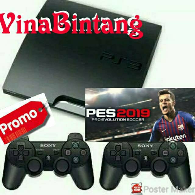 Ps3 Playstation 3 Slim Asli Sony Void + Hdd 500gb/320gb/250gb/160gb + FullGames