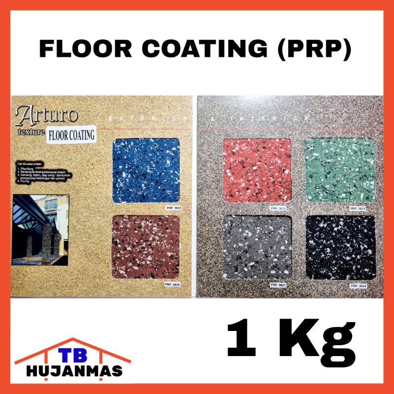 ARTURO Texture Floor Coating Cat Tembok Lantai Paving Block Dinding 1 Kg Type PRP Untuk Pilar Genten